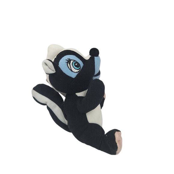 The Disney Store Flower the Skunk Bambi Mini Bean Bag Plush 9" NWT - Picture 6 of 10